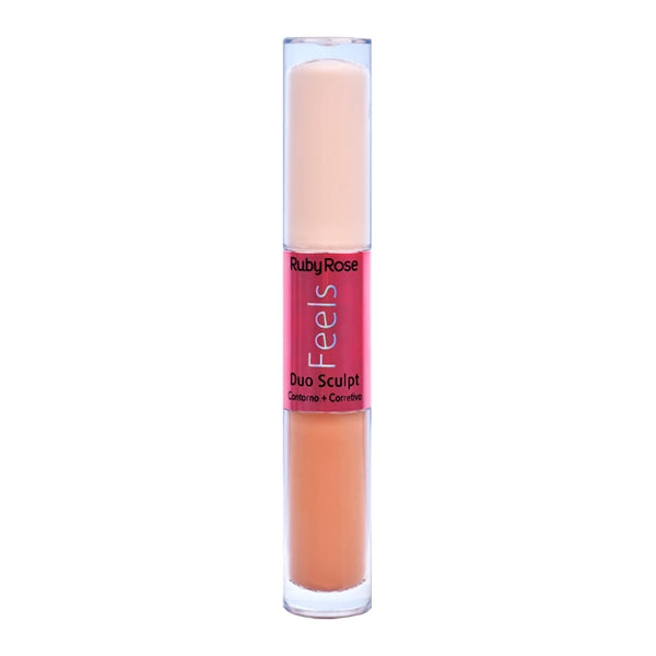 Contorno + Corretivo Duo Sculpt Feels - Ruby Rose