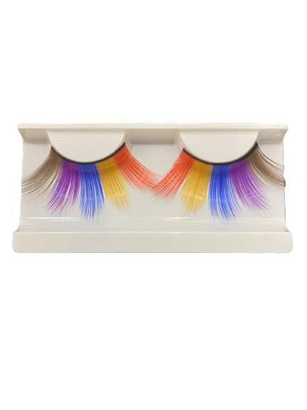 Cílios postiços coloridos