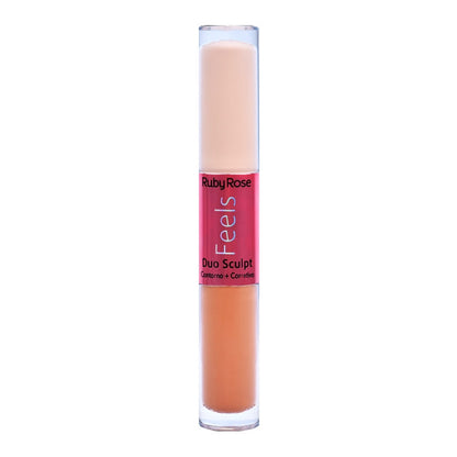 Contorno + Corretivo Duo Sculpt Feels - Ruby Rose