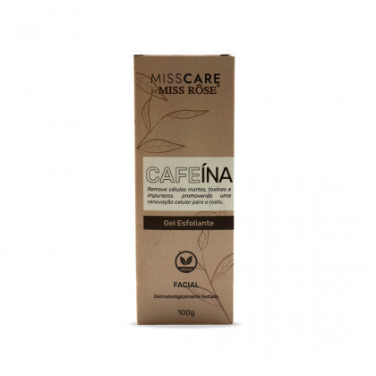 Gel Esfoliante Cafeína - Miss Rôse