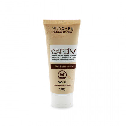 Gel Esfoliante Cafeína - Miss Rôse